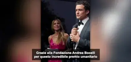 Orlando Bloom tra i premiati di Bocelli a Celebrity Adventures