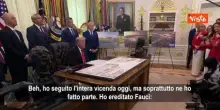Trump: Nella gestione del Covid Fauci ha fatto molti errori con me meno morti che con Biden