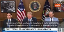 Disarmo Hamas, Trump: Israele &egrave; molto contento. Ci saranno alti e bassi, ma &egrave; una svolta