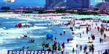 Corea del Nord, spiagge affollate durante l'ondata di caldo
