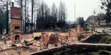 Stati Uniti, la devastazione dopo gli incendi a Spokane