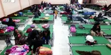 Guatemaltechi sfollati dopo l'eruzione del vulcano Fuego