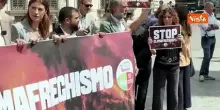 'Stop al climafreghismo' Avs in piazza davanti a Palazzo Chigi contro politiche Governo sul clima