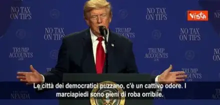 Trump: Melania Odia quando imito atlete trans, ha fatto film numero uno dell'anno