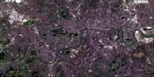Caldo record, in Inghilterra la siccit&agrave; si vede dal satellite
