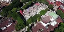 La distruzione del terremoto in Colombia vista dall'alto a Cali