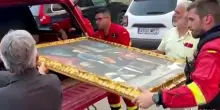 Incendi Spagna, evacuati tesori del Monastero di San Juan de la Pena