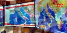 Piantedosi visita Centro operativo nazionale dei Vigili del fuoco e la sala crisi Ministero Interno