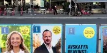 Elezioni Svezia, Stoccolma tappezzata di manifesti elettorali