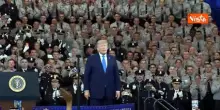 Trump entra ballando sulle note di 'God Bless U.S.A.' a un evento nello Stato di New York