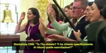 Trump cerca di zittire reporter Cnn: "Sei rumorosa, fai fake news"