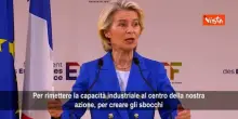 Von Der Leyen: Draghi ha tracciato la strada, facciamo dell'Europa un continente che produce