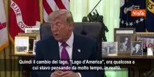 Trump: Abbiamo golfo e lago d'America, cambieremo nome 'Atlantico' per avere anche un oceano