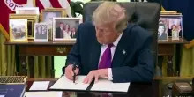 Trump firma il decreto per rinominare il Lago Ontario "Lake America"
