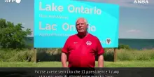 Il Canada risponde a Trump con un enorme cartello &ldquo;Lake Ontario&rdquo;