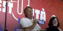 Renzi alla Festa dell'Unit&agrave;, il video