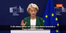 Von Der Leyen: Stiamo lavorando a progetto Ue-Ucraina per difese contro missili balistici