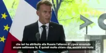 Solidariet&agrave; di Macron alla Germania dopo accuse attacco ibrido Russia