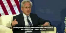 Nvidia, Huang: "L'IA pu&ograve; diventare un grande fattore di riequilibrio"
