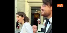 Venezia 83, Stefani (Pres. Veneto) sul Red Carpet con una ragazza autistica Emma Dal Ben