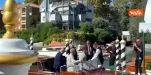 George Clooney arriva al Lido di Venezia per la seconda giornata di Venezia 83