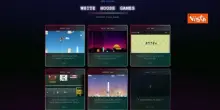 Video trailer della Casa Bianca di videogioco in cui si cacciano migranti e si costruiscono muri
