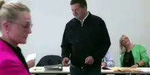 Germania, candidato della Cdu  Sassonia Anhalt ha votato a Magdeburgo