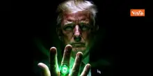 Trump con anello di Lanterna Verde blocca i migranti, nuovo video AI della Casa Bianca