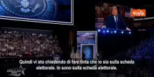 Trump: Alle elezioni di midterm votate come se il mio nome fosse sulla scheda elettorale