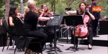 L'elenco delle vittime alla cerimonia dell'11 settembre al Memorial Museum di New York