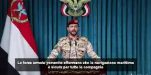 Houthi: "Lo stretto Bab el-Mandeb sicuro per tutti eccetto i sauditi"
