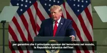 11 settembre, Trump: "Iran sponsor del terrorismo, mai arma nucleare"