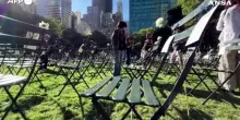 A New York 2.753 sedie vuote per ricordare l'11 settembre