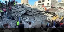 Crolla un palazzo a Gaza, si scava tra le macerie
