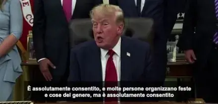 Trump: la festa di nozze di mio figlio? Il russo &egrave; stato rimborsato
