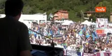 Giorgetti a Pontida: I nemici non sono dentro la Lega, sono fuori
