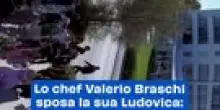 Lo chef Valerio Braschi sposa la sua Ludovica: grande festa