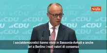 Merz: Persi i contatti con parte della popolazione, ma avanti con la coalizione