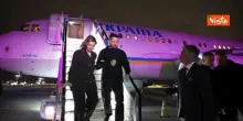 Zelensky con la First Lady Olena arriva a New York per l'Assemblea Onu