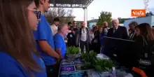 Mattarella visita i laboratori degli studenti ad Amatrice, tra ceramica, mosaici, cucina e Ai