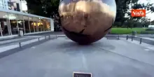 Ecco &ldquo;Sfera con Sfera&rdquo;, l'opera di Arnaldo Pomodoro donata dall'Italia all&rsquo;Onu, a New York