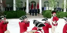 Trump e Xi alla Casa Bianca, la rassegna militare per l'ospite cinese