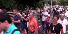 Venezuela, la manifestazione per il rientro di Machado