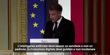 Macron: serve organismo internazionale perch&eacute; IA non sia in mano a pochi