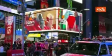'Welcome Prime Minister Netanyahu', il messaggio sugli schermi a Times Square