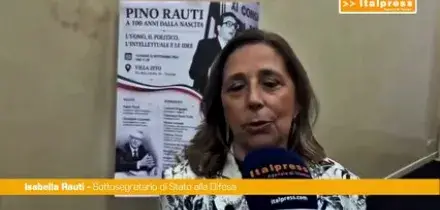 Centenario Rauti, la figlia Isabella &ldquo;Visione profetica, ancora attuale"
