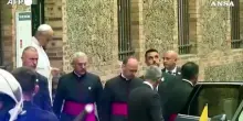 Il Papa in visita alla Maison Bakhita, centro di accoglienza per migranti a Parigi