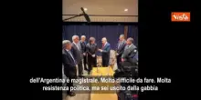 L'abbraccio tra il Presidente argentino Milei e il Primo Ministro israeliano Netanyahu. Mio amico