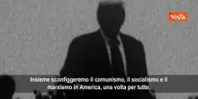 'L'America non sar&agrave; mai un Paese comunista', il video sui social della Casa Bianca