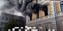Droni russi sull&rsquo;Accademia delle Scienze di Kiev, una vittima e almeno 3 feriti